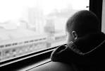 Baby looking at the city by - via Daymix