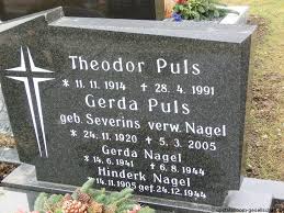 Grab von Gerda Nagel (14.06.1941-06.08.1944), Friedhof Jemgum