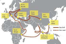 Image result for silk road map