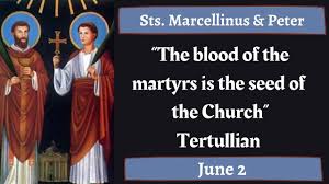 Image result for Saints Marcellinus and Peter