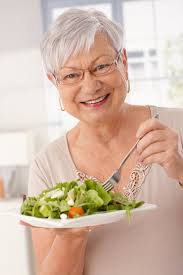Image result for women eating salad and smiling
