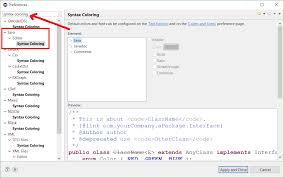Image result for eclipse preference dialog