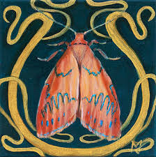 Attēlu rezultāti vaicājumam “Miltochrista miniata”