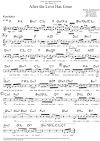 After the Love Has Gone Sheet Music | OnlineSheetMusic.