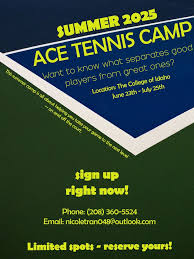 Image result for Ace Tennis Camps