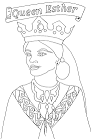 Esther coloring page