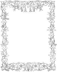 Clip Art Borders Flowers