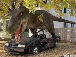 Image result for T-Rex car