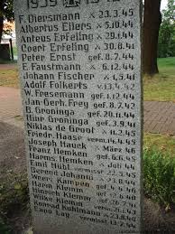 Grab von Hinrich Groninga (-03.09.1941), Friedhof Veenhusen-