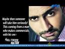 Abhishek Bachchan upset on Ad