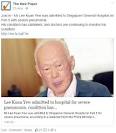 BREAKING] LKY admitted to Singapore General Hospital on Feb 5 with.