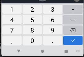 Image result for android keyboard number row