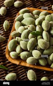 Image result for fresh green almonds