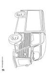 Van coloring page