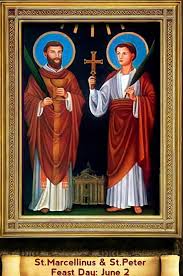 Image result for Saints Marcellinus and Peter