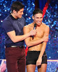 Splash! Joey Essex quizzes Olympic medallist Leon Taylor after