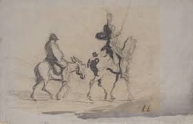 Image result for riot scene by honore-daumier