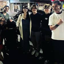 Image result for Queen B by Bumbleride $428 Gwen Stefani and Gavin Rossdale with Kingston and Zuma at the LA zoo