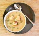 cheesy broccoli potato soup | One Sweet Life