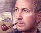 This unusual self portrait