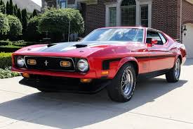 Image result for Bright Red 1972 Mustang