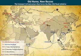 Image result for silk road map