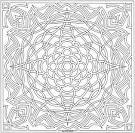 Square coloring page