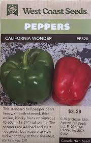 Afbeeldingsresultaat voor california wonder 300 sweet pepper