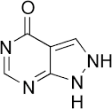 File:<b>Allopurinol</b> structure.png