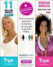 Dating Service Ads Compared, Cleavage Wins Out