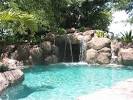 Elaborate rock waterfalls