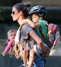 Image result for Ergo Baby Carrier Gisele Bundchen and Benjamin Brady
