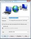 Windows Vista How to create a Dialup Connection