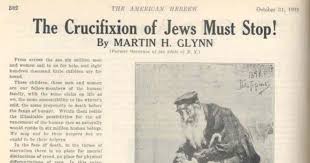 Image result for "The Crucifixion of Jews Must Stop"