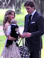 Gisele B�ndchen and Tom Brady