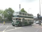 Nostalgia Travel. A preserved 1960's double-decker bus bearing wedding - via Daymix
