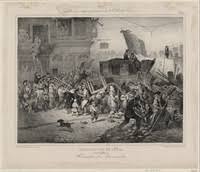Image result for riot scene by honore-daumier