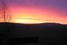 Leap year sunrise. This was around 6.50 a.m. looking towards May Hill. - via Daymix