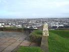 Trig point on Mount Pleasant Redoubt. Looking across the Plymouth suburb of - via Daymix