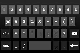 Image result for android keyboard number row