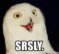 Image result for srsly