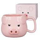 Amazon.com: ToCooTo Pig Coffee Mug 14 oz Ceramic Novelty Coffee ...