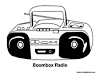 Stereo and Players coloring page