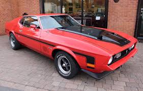 Image result for Bright Red 1972 Mustang