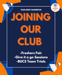 Image result for University Of Derby Badminton Club