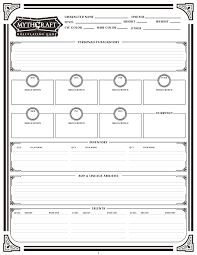 Image result for rpg character sheet