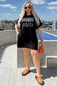 Image result for Модное платье футболка