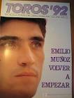 toros 92 Nº 90 DEL 01 AL 07 DE NOVIEMBRE 1989 EMILIO MUÑOZ - 7225470