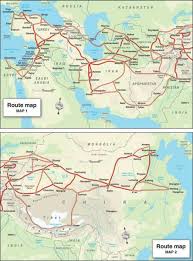 Image result for silk road map