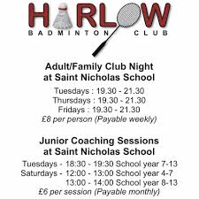 Image result for St Nicholas Badminton Club